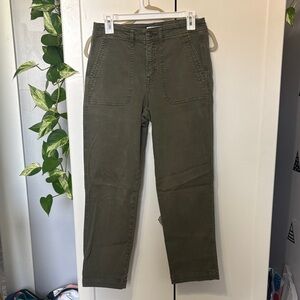 Studio Olive Utility Ankle Cargo Pants